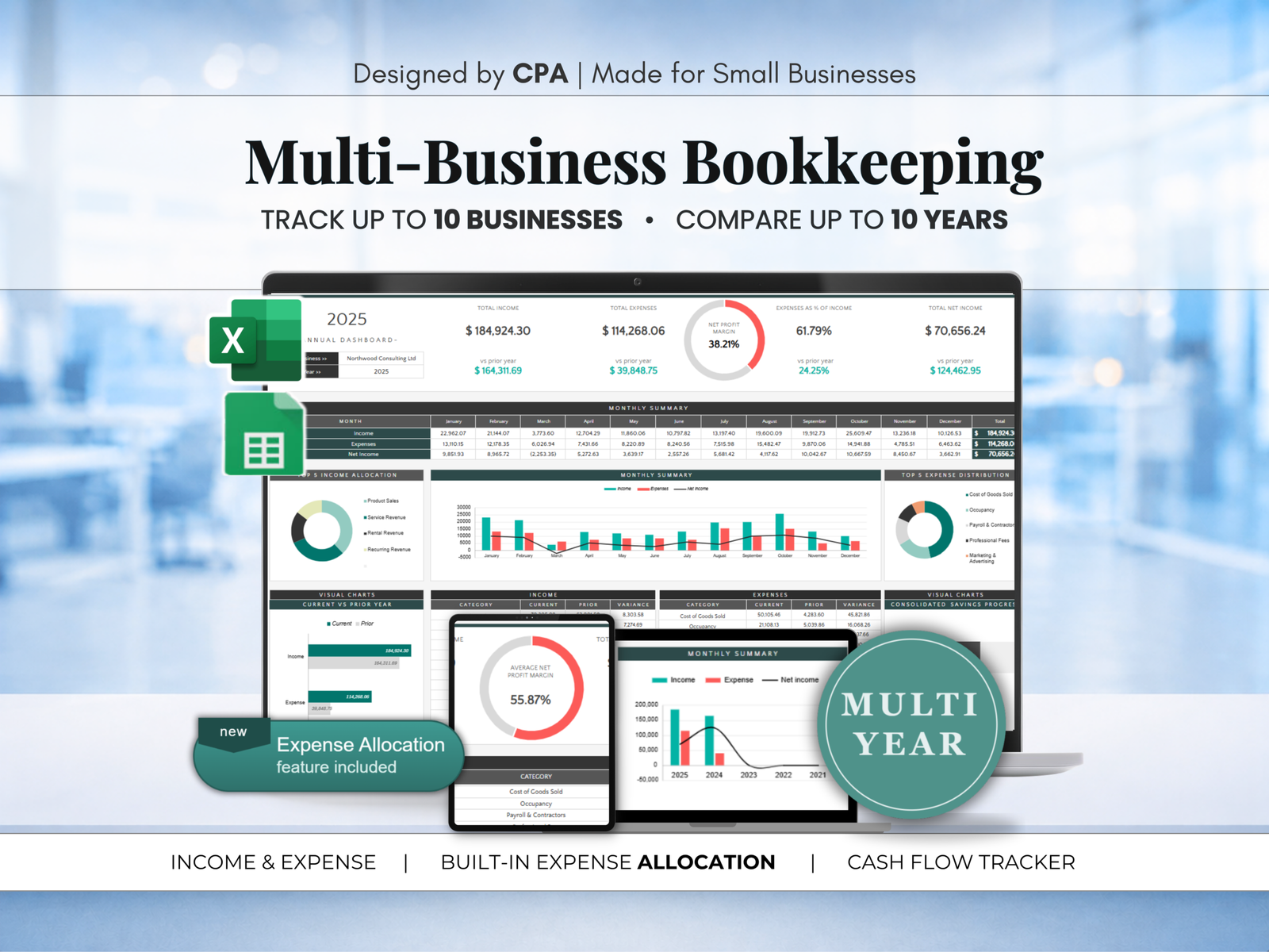 Multi-Business Bookkeeping System